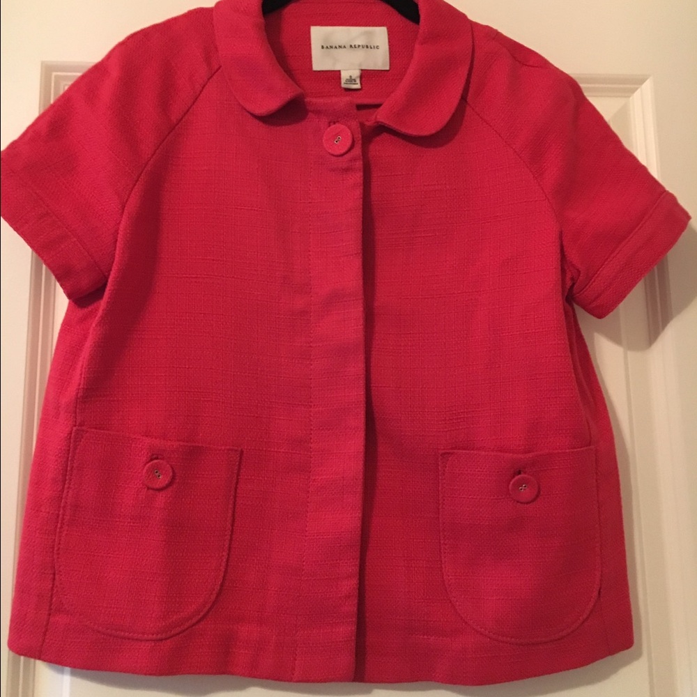 EUC Banana Republic Short Sleeve Jacket Size S